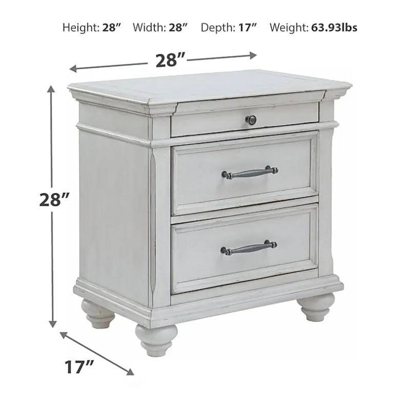 Signature Design by Ashley® Kaelyn 3-Drawer Nightstand