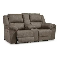 Signature Design by Ashley® Laresview Pad-Arm Motion Upholstered Reclining Loveseat
