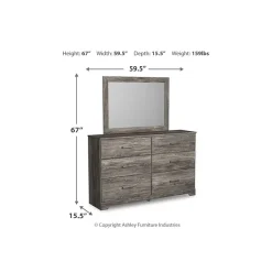 Signature Design by Ashley® Ralinski Dresser and Mirror