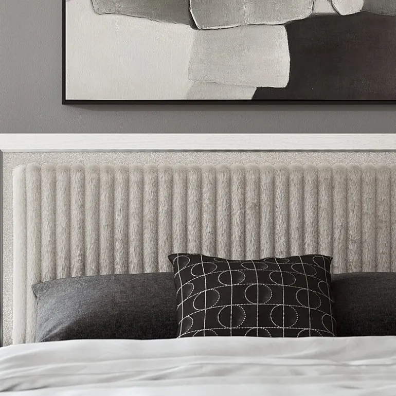 Signature Design by Ashley Rogers Upholstered Panel Platform Storage Bed