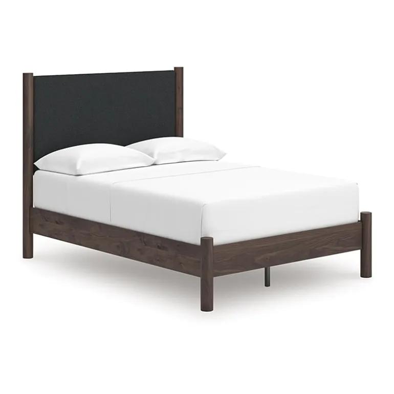 Signature Design by Ashley Serena Upholstered Panel Platform Bed