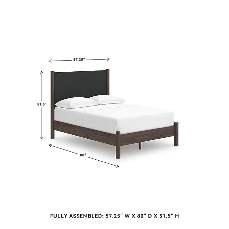 Signature Design by Ashley Serena Upholstered Panel Platform Bed