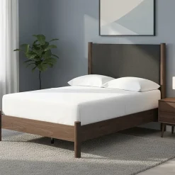 Signature Design by Ashley Serena Upholstered Panel Platform Bed