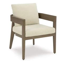 Signature Design by Ashley Severn Outdoor Dining Arm Chair with Cushion (Set of 2)