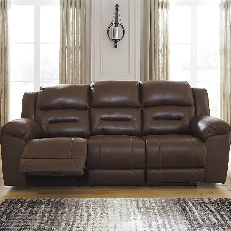 Signature Design by Ashley® Stoneland Manual Reclining Sofa