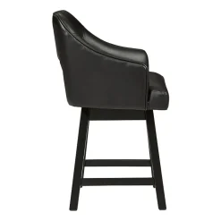 Signature Design by Ashley® Tallenger 2-pc. Counter Height Upholstered Swivel Bar Stool