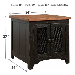 Signature Design by Ashley® Valebeck Rectangular End Table