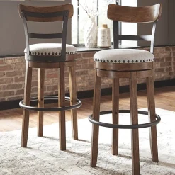 Signature Design by Ashley® Valebeck Bar Height  Swivel Bar Stool
