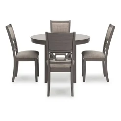 Signature Design by Ashley Wright Dining Table and 4 Chairs