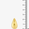 Silver Reflections 14K Gold Over Brass 20mm Stud Earrings