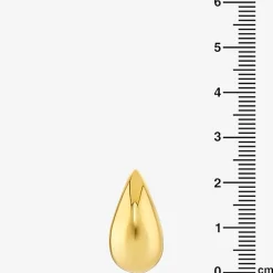 Silver Reflections 14K Gold Over Brass 20mm Stud Earrings