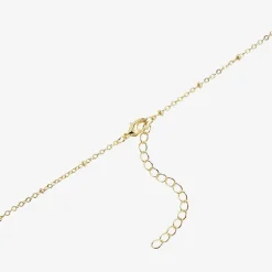 Silver Reflections Turtle Womens Crystal 14K Gold Over Brass 16 Inch Pendant Necklace
