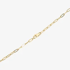Silver Reflections Womens 14K Gold Over Brass 30 Inch Link Chain Necklace