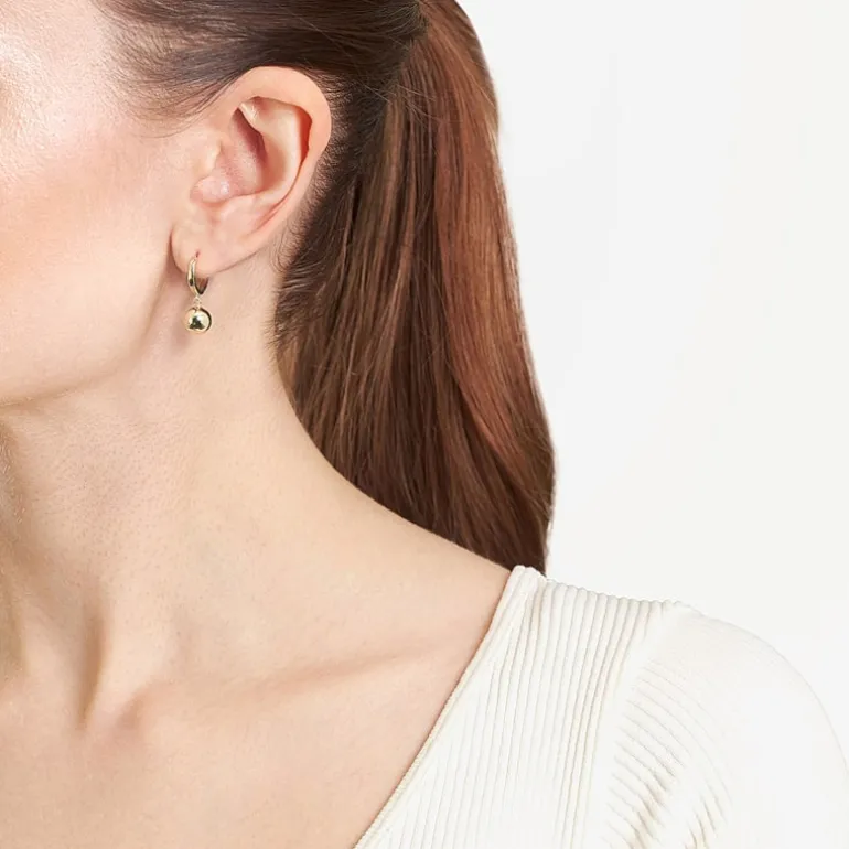 Silver Reflections Womens 14K Gold Over Brass Ball Drop Earrings