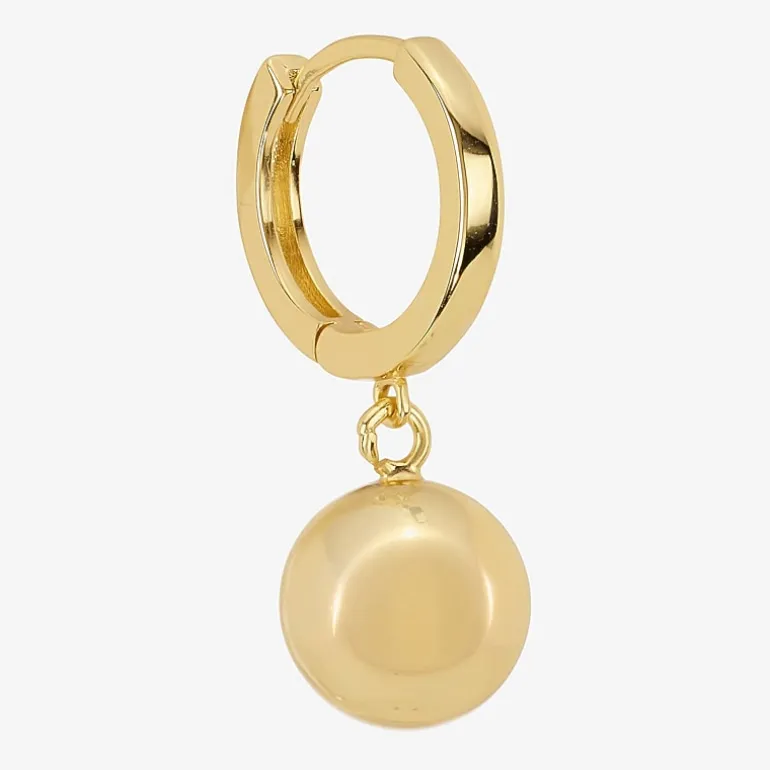Silver Reflections Womens 14K Gold Over Brass Ball Drop Earrings