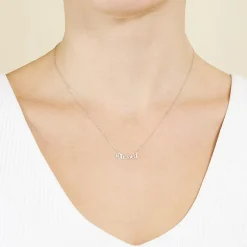 Silver Treasures Blessed Womens Sterling Silver 16 Inch Pendant Necklace
