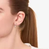 Silver Treasures Cubic Zirconia 14K Gold Over Silver 10.4mm Stud Earrings