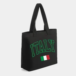 Simply Sage Market - Zippered Canvas Tote - Italy Flag