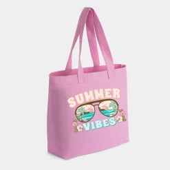 Simply Sage Market - Zippered Canvas Tote - Summer Vibes Beach