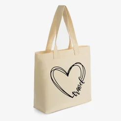 Simply Sage Market - Zippered Canvas Tote - Travel Heart