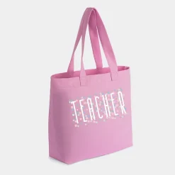 Simply Sage Market - Zippered Canvas Tote - Teacher Tall Floral