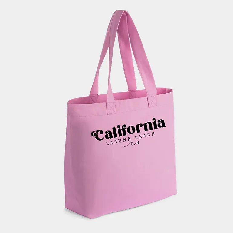 Simply Sage Market - Zippered Canvas Tote - California Laguna Beach