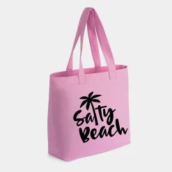 Simply Sage Market - Zippered Canvas Tote - Salty Beach