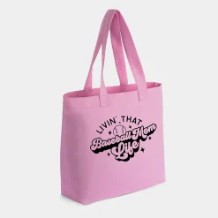 Simply Sage Market - Zippered Canvas Tote - Baseball Mom Life