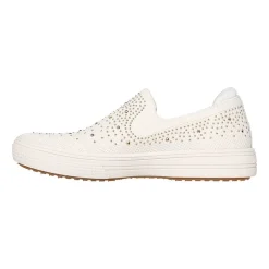 Skechers Arch Fit Arcade Martha Stewart Womens Round Closed Toe Slip-On Shoe