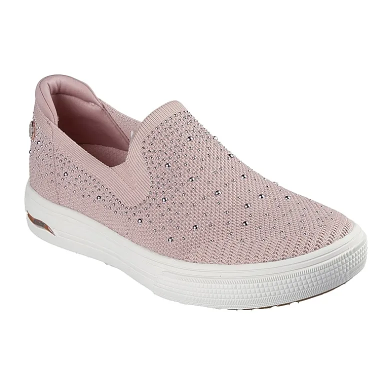 Skechers Arch Fit Arcade Martha Stewart Womens Round Closed Toe Slip-On Shoe