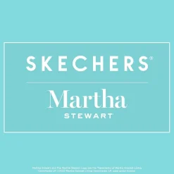 Skechers Arch Fit Arcade Martha Stewart Womens Round Closed Toe Slip-On Shoe