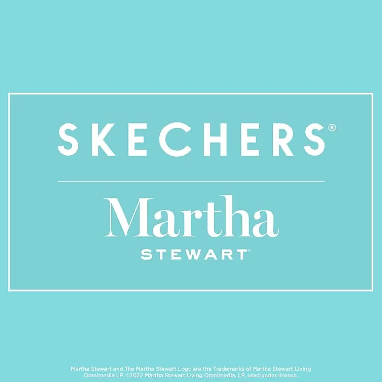 Skechers Arch Fit Arcade Martha Stewart Womens Round Closed Toe Slip-On Shoe