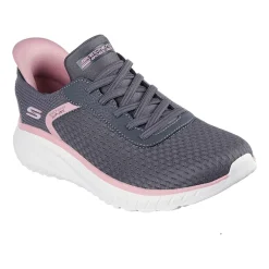 Skechers Bobs Hands Free Slip-Ins Sport Squad Chaos Stroke Of Luck Womens Slip-On Walking Shoes