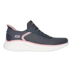Skechers Bobs Hands Free Slip-Ins Sport Squad Chaos Stroke Of Luck Womens Slip-On Walking Shoes