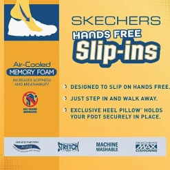 Skechers Hands Free Slip-Ins Arc Waves 2.0 Sr Mens Almond Closed Toe Work Shoes