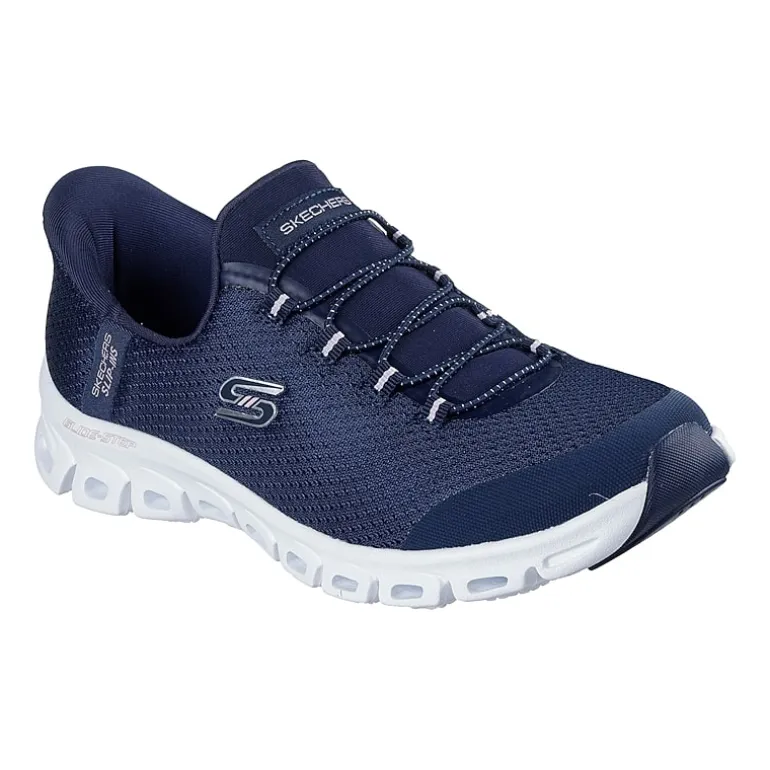 Skechers Hands Free Slip-Ins Glide-Step Pursuit Womens Slip-On Walking Shoes Wide Width