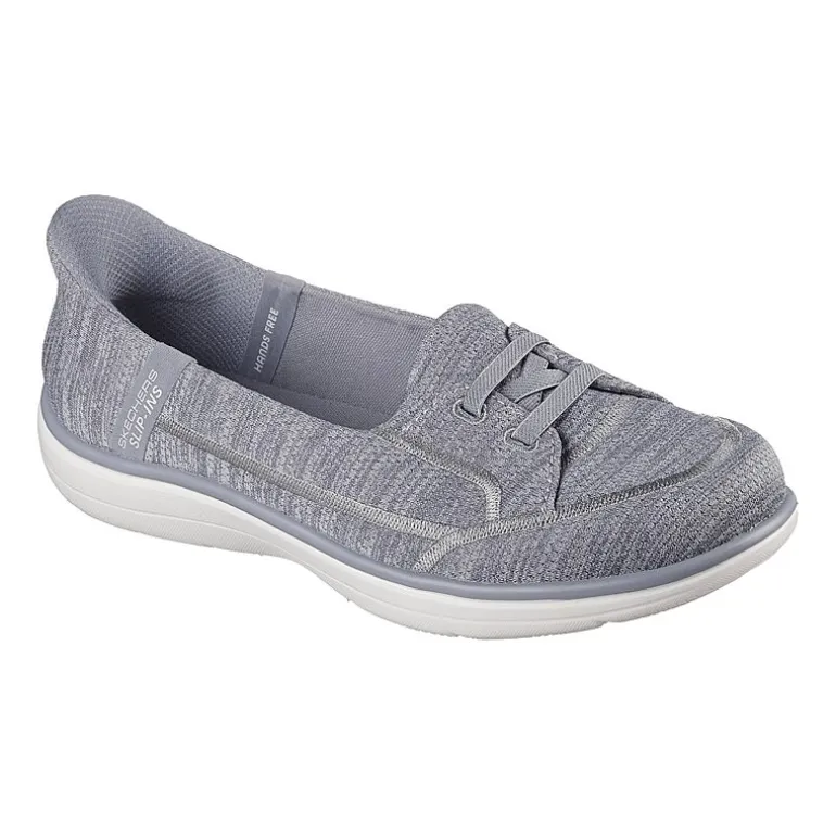 Skechers Hands Free Slip-Ins On The Go Flex Radiant Dreaming Womens Moc Closed Toe Slip-On Shoe Wide Width