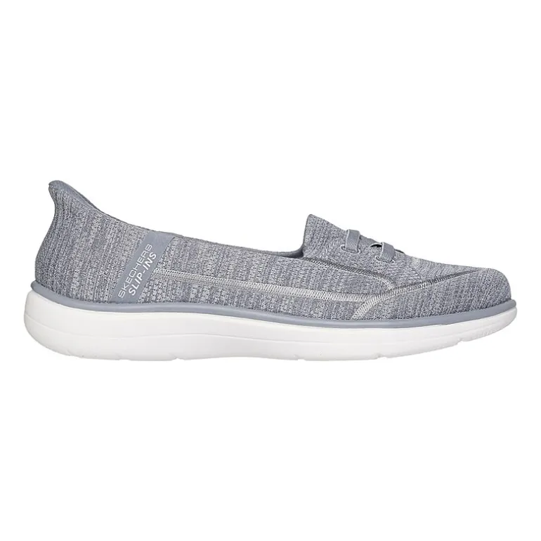 Skechers Hands Free Slip-Ins On The Go Flex Radiant Dreaming Womens Moc Closed Toe Slip-On Shoe Wide Width