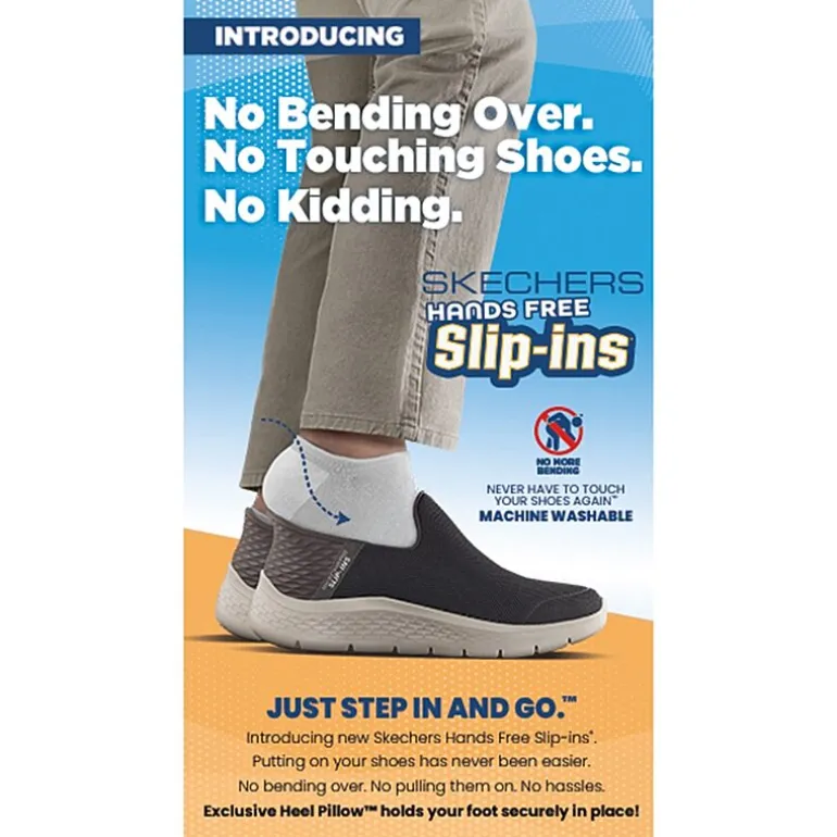 Skechers Hands Free Slip-Ins Sumits Colsin Slip In Mens Round Closed Toe Work Shoes