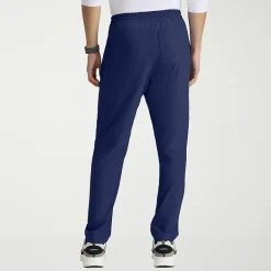 Skechers Skp718 Compass 5-Pocket Elastic Waistband Straight Leg Mens Big and Tall Stretch Fabric Moisture Wicking Scrub Pant