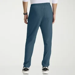 Skechers Skp718 Compass 5-Pocket Elastic Waistband Straight Leg Mens Big and Tall Stretch Fabric Moisture Wicking Scrub Pant