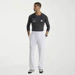Skechers Skp718 Compass 5-Pocket Elastic Waistband Straight Leg Mens Big and Tall Stretch Fabric Moisture Wicking Scrub Pant