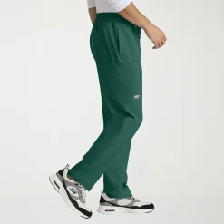 Skechers Skp718 Compass 5-Pocket Elastic Waistband Straight Leg Mens Big and Tall Stretch Fabric Moisture Wicking Scrub Pant