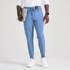 Skechers Skp572 Structure 3-Pocket Jogger Mens Big and Tall Tag Free Stretch Fabric Moisture Wicking Scrub Pant