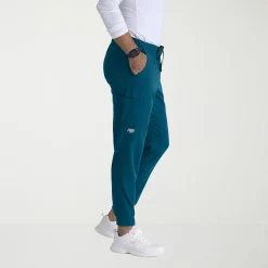Skechers Skp572 Structure 3-Pocket Jogger Mens Big and Tall Tag Free Stretch Fabric Moisture Wicking Scrub Pant