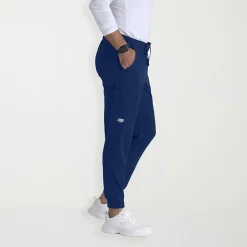 Skechers Skp572 Structure 3-Pocket Jogger Mens Big and Tall Tag Free Stretch Fabric Moisture Wicking Scrub Pant