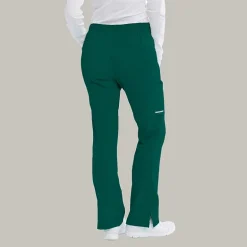 Skechers Sk201 Reliance 3-Pocket Mid-Rise Straight Leg Womens Petite Tag Free Stretch Fabric Moisture Wicking Scrub Pant