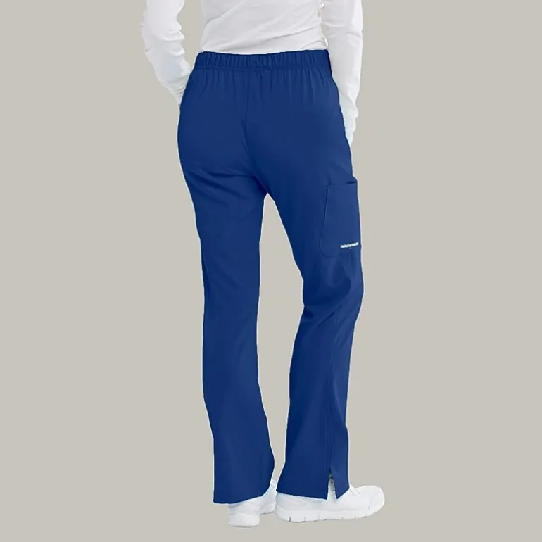 Skechers Sk201 Reliance 3-Pocket Mid-Rise Straight Leg Womens Petite Tag Free Stretch Fabric Moisture Wicking Scrub Pant