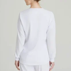 Skechers Sk401 Stability 2-Pocket Crewneck Snap-Front Warm-Up Womens Plus Tall Tag Free Stretch Fabric Moisture Wicking Scrub Jackets