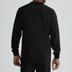 Skechers Sk0408 Structure 3-Pocket Crewneck Warm-Up Mens Big and Tall Tag Free Stretch Fabric Moisture Wicking Scrub Jackets